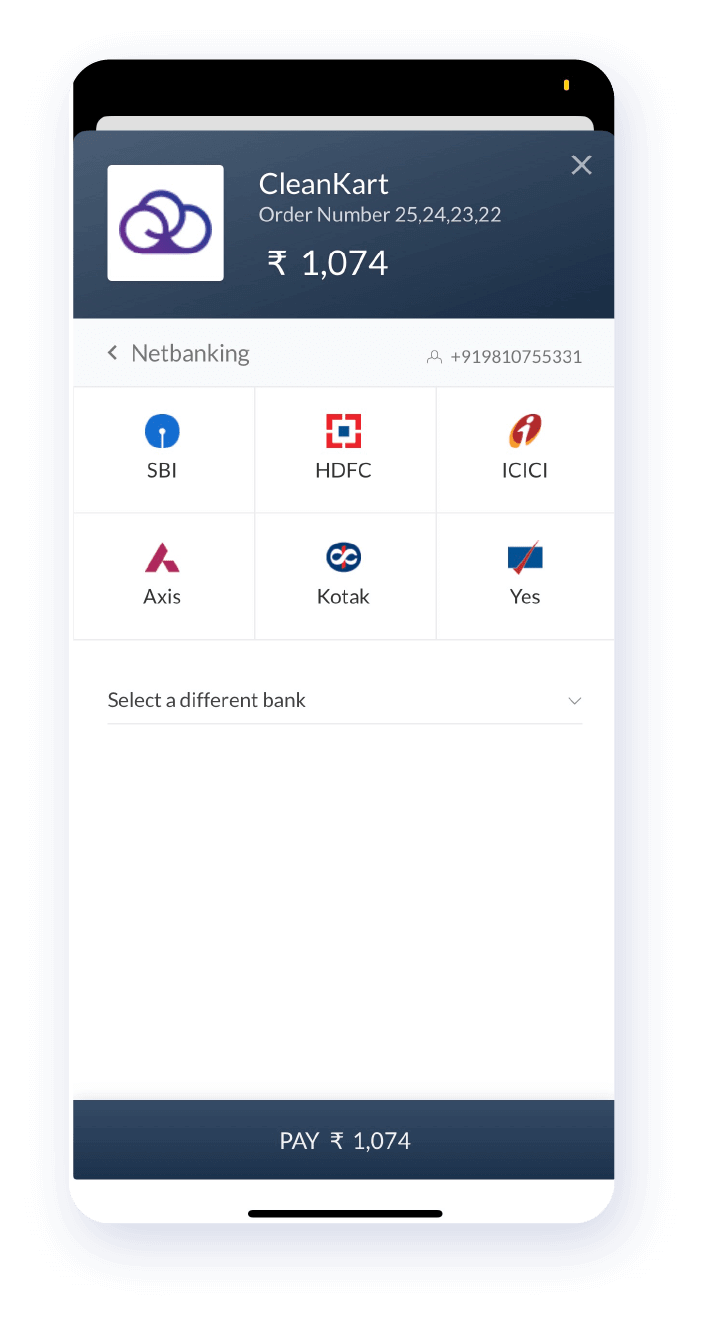 QDC app payment feature